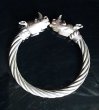 画像12: Rhinoceros Cable Wire Bangle (12)