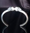 画像4: Half Floating Skull Triangle Wire Bangle (4)