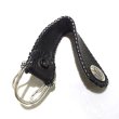 画像3: [新入荷★現品限り即納]  Shark Leather Wide Triple Belt Loop   (3)