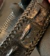 画像5: Crocodile Horn Back Leather Belt (Black) (5)