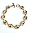 画像1: 【一点もの】10K Gold Marine Chain Links Bracelet (1)