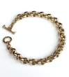 画像1: 【一点もの】14K Gold O-Ring Links Bracelet (1)