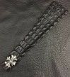 画像2: Gothic Cross W-Spine Crocodile Tail Bracelet (2)