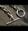 画像5: Skull Pins With Small Oval Chain Links Bracelet (5)