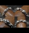 画像8: Skull Pins With Small Oval Chain Links Bracelet (8)
