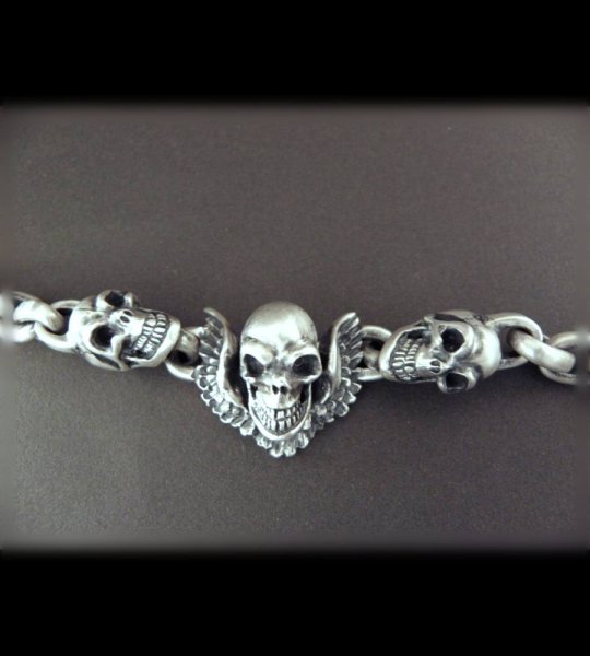 画像8: Skull wing With 2skulls bracelet (8)
