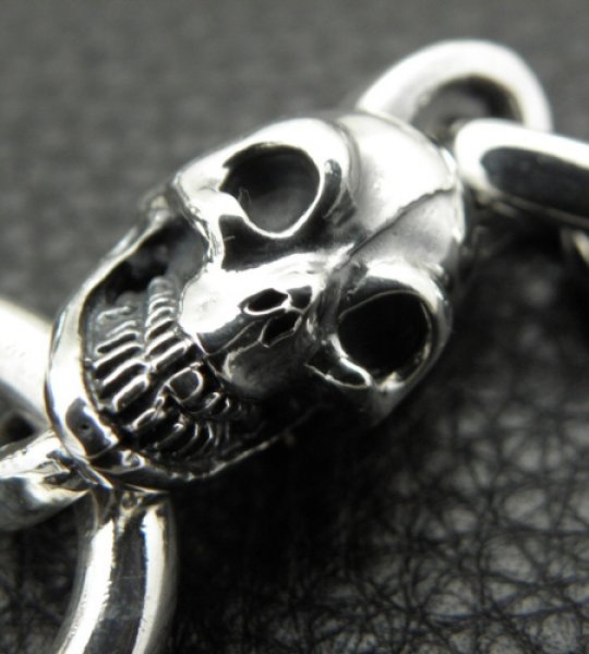 画像14: 2Skulls With Small Oval Links Bracelet (14)