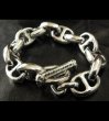 画像3: All Smooth Anchor Chain Links Bracelet (3)