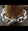 画像14: All Smooth Anchor Chain Links Bracelet (14)