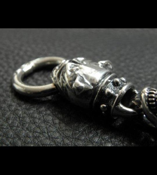 画像15: Stud Bolo Neck Old Bulldog With 7-Skull Links Bracelet (15)