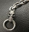 画像12: Single Skull With Small Oval Links Bracelet (12)