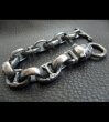 画像4: Bulldog With Textured Anchor Links & Smooth  H.W.O Bracelet (4)
