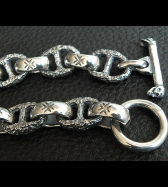 画像8: 2Lions With H.W.O & Chiseled Anchor Links Bracelet (8)