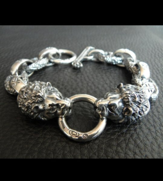 画像3: 2Lions With H.W.O & Chiseled Anchor Links Bracelet (3)
