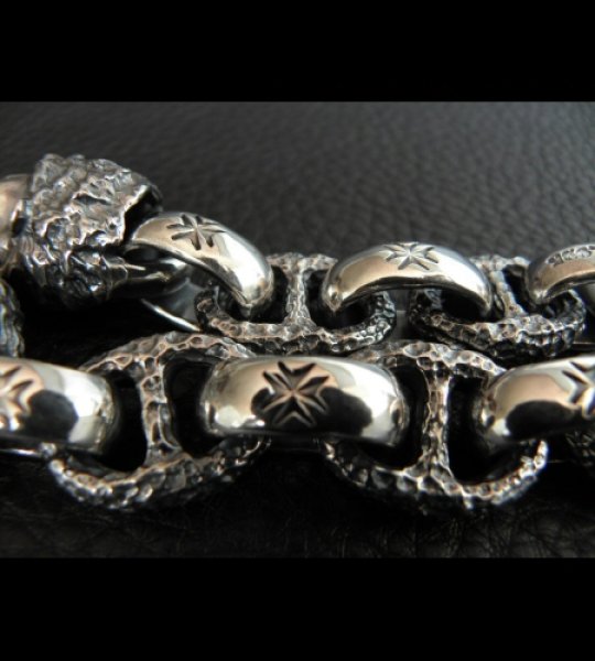 画像11: 2Lions With H.W.O & Chiseled Anchor Links Bracelet (11)