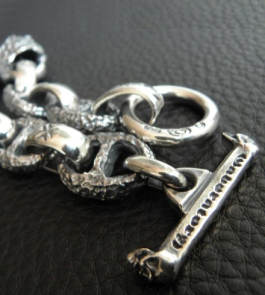 画像10: 2Lions With H.W.O & Chiseled Anchor Links Bracelet (10)