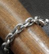 画像9: Textured Small Oval Chain Link Bracelet (9)