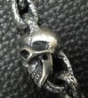 画像3: Single Skull With Small Oval Chain Links Bracelet (3)