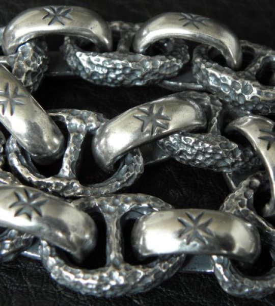 画像9: Lion With H.W.O & Chiseled Anchor Links Bracelet (9)