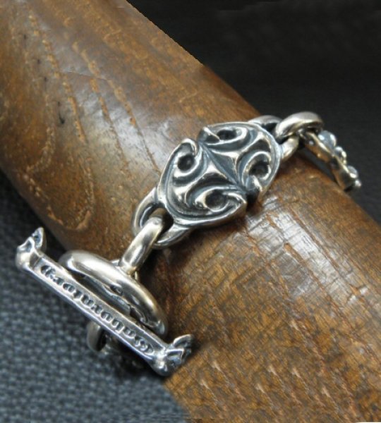 画像10: All Sculpted Oval Links Bracelet (10)