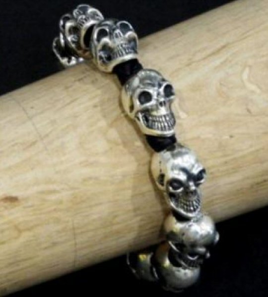 画像11: 8Skulls braid leather bracelet (11)