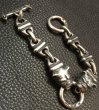 画像5: 2 Bulldogs With 4 Boat Chain Links Bracelet (5)