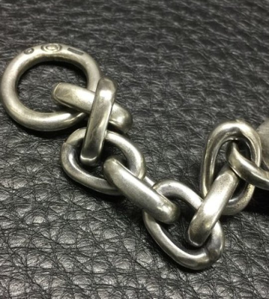 画像7: Battle-Ax ID With Master Small Oval Links Bracelet (7)