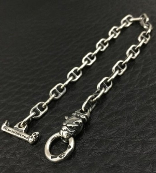 画像2: 5.5mm Marine Chain With Old Bulldog Bracelet (2)