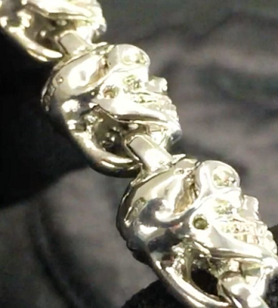 画像19: Quarter 11 Skull Links Bracelet (19)
