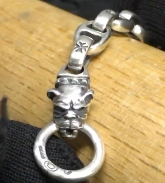 画像12: Quarter Old Bulldog With H.W.O & Anchor Links Bracelet (12)