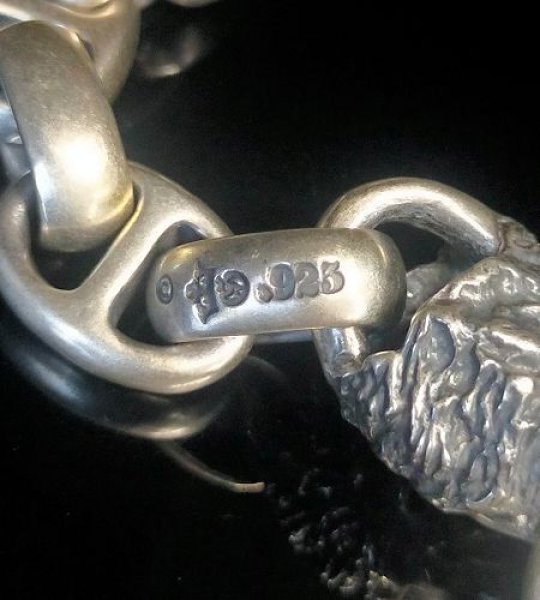 画像12: Lion With H.W.O & Smooth Anchor Links Bracelet (12)