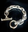 画像9: Chiseled H.W.O & Chiseled Anchor Chain Links Bracelet (9)