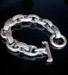 画像3: Chiseled H.W.O & Chiseled Anchor Chain Links Bracelet (3)