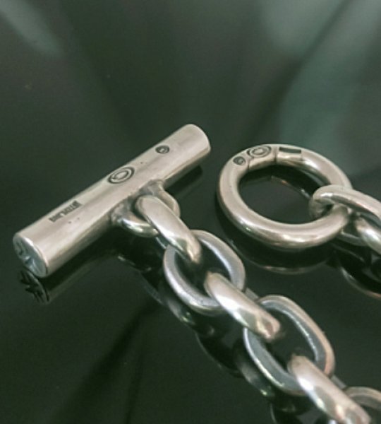 画像6: Ultimate T-bar With Small Oval Chain Links Bracelet (6)