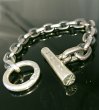画像5: Ultimate T-bar With Small Oval Chain Links Bracelet (5)