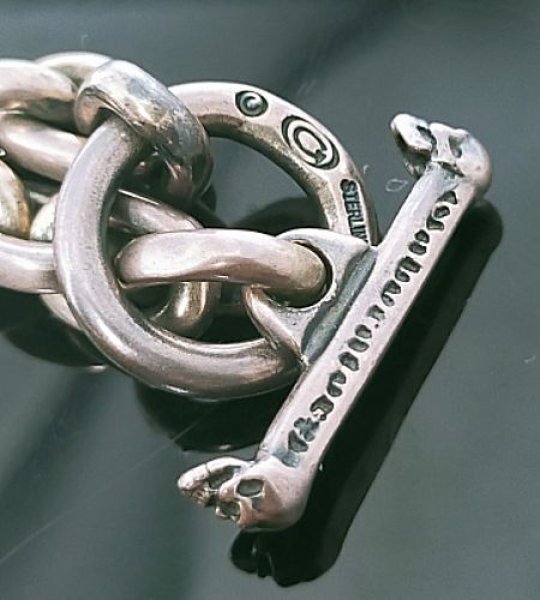 画像10: Quarter Battle AX Oval ID With 2 Quarter Old Bulldog & Small Oval Links Bracelet (10)