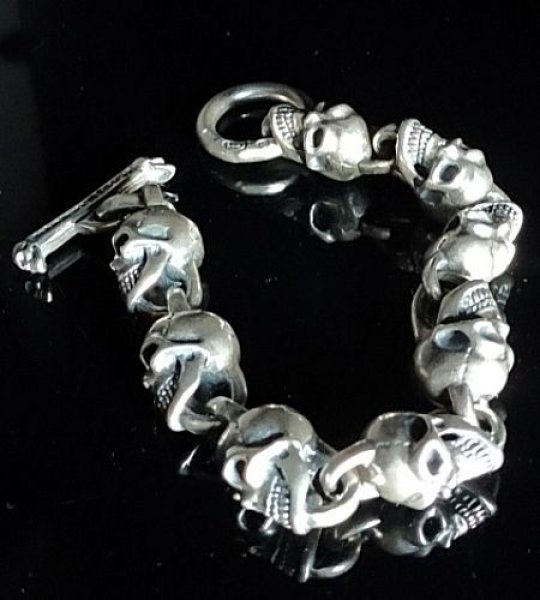 画像9: All Skulls Link Bracelet (9)