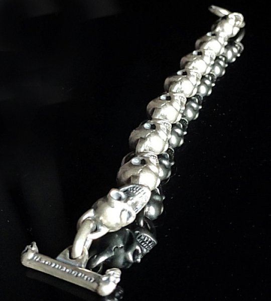 画像12: All Skulls Link Bracelet (12)