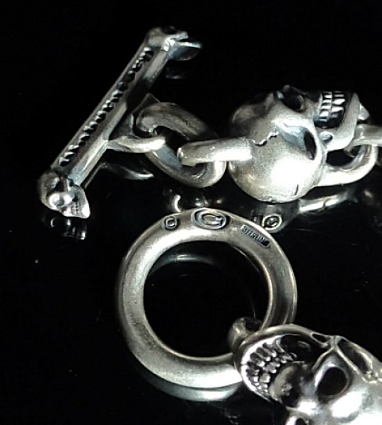 画像2: All Skulls Link Bracelet (2)