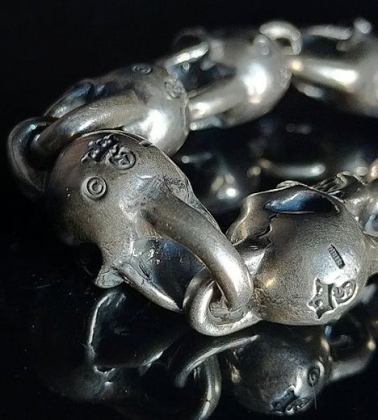 画像11: All Skulls Link Bracelet (11)