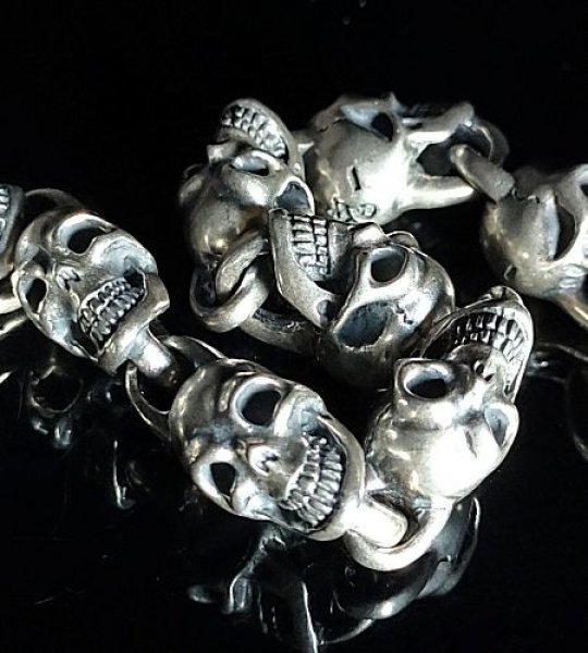 画像3: All Skulls Link Bracelet (3)