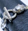 画像16: Panther Triangle Wire With H.W.O & Smooth Anchor Chain Bangle Bracelet (16)