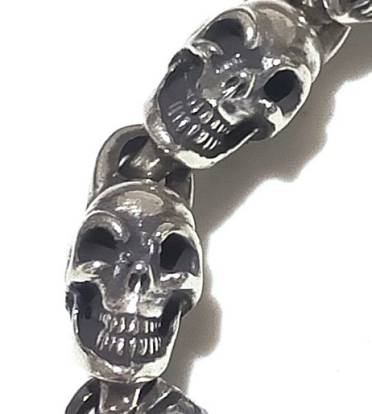 画像9: Quarter 2Old Bulldog With Quarter Skull Links Bracelet (9)
