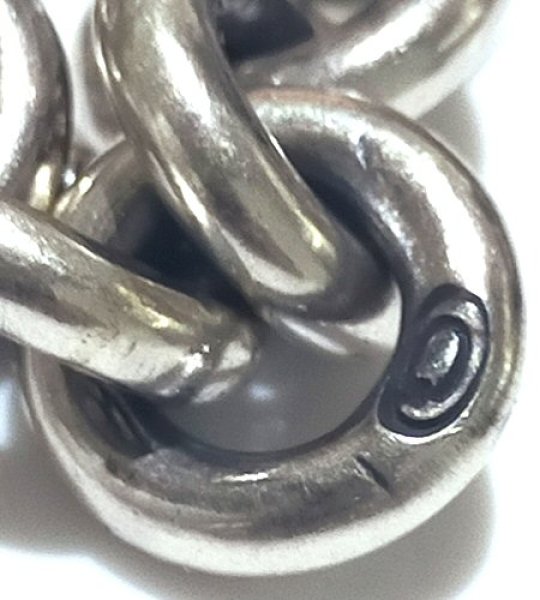 画像4: All Hand Craft O-ring Links Quarter T-bar & O-ring Bracelet (4)