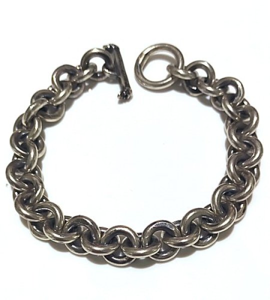 画像1: All Hand Craft O-ring Links Bracelet (1)