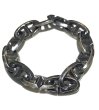 画像1: Double Triangle Anchor Chain Links Bracelet X-Connection (1)