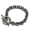 画像1: Short Small Oval Links Bracelet (1)