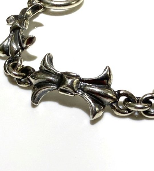 画像5: Gothic Grooved Flare Links Bracelet (5)