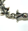 画像3: Gothic Grooved Flare Links Bracelet (3)