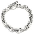 画像6: Quarter All Smooth Anchor Chain Links Bracelet  (6)